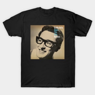 Buddy Holly Down The Line Rarities Album Cover T-Shirt